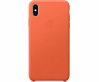 Apple Kožený kryt iPhone XS Max - oranžový - MVFY2ZM/A