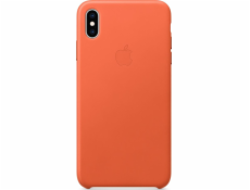 Apple Kožený kryt iPhone XS Max - oranžový - MVFY2ZM/A