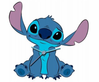 KIDS Velké nástěnné hodiny XL 50x50cm pro děti / Lilo a S...