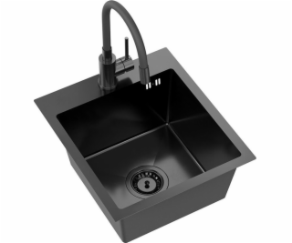 Quadron Dřez LUKE 90 ocelový dřez černý