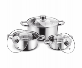 Lamart Sada hrnců s poklicemi LP1000, 6 ks, MARCHE