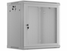 Lanberg Nástěnná racková skříň 19 12U 600X450 šedá perforovaná dvířka