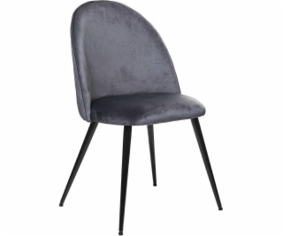 Atmosphera Jídelní židle Velvet Gray Glamour do obývacího...
