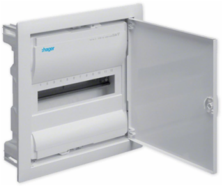 Hager Zapuštěná rozvaděčová skříň s kovovými dvířky, 1 řa...