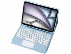 Strado Pouzdro s Bluetooth klávesnicí a touchpadem pro iPad Air 13 Gen6 (modré)