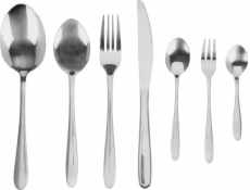 Excellent Houseware Sada stříbrných příborů Excelent Houseware, 39 kusů: lžíce, vidlička, nůž, čajová lžička, salátový příbor, naběračka