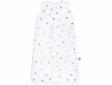 PULP BAMBOO Celoroční spací pytel Pulp do 12 metrů, 1,75 tog, barevná srdce