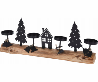 Home Styling Collection Svícen na čajové skříně se zimní ...