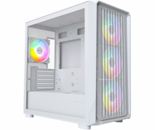 Montech X5M (bílá, tvrzené sklo)