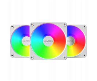Montech GF120R V2 ARGB (bílá/bílá, balení po 3 ks, reverz...