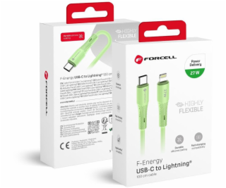 ForCell Kabel USB-C - Lightning 1 m zelený