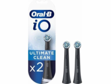 Braun Oral-B iO Ultimate Clean černé hlavice kartáčku 2 ks (RBCB-2)