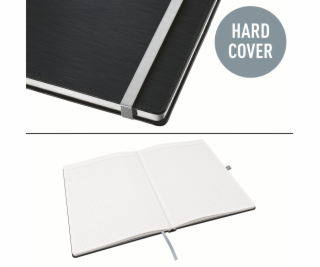 Leitz Zápisník A6 čtvereček černý