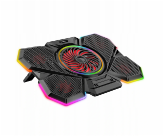 Rampage Chladicí podložka pro notebooky 9-17 Coolflow RGB...