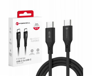 ForCell Kabel USB-C na USB-C F-Energy QC4.0 PD 3A 60W sil...
