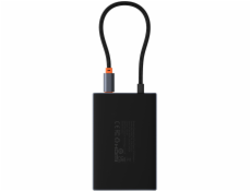 Baseus PioneerJoy 8-v-1 USB-C hub HDMI 4K@60Hz + HDMI 4K@30Hz + DisplayPort 8K@30Hz + VGA + 2 x USB-A 3.0 + 2 x USB-C - šedý