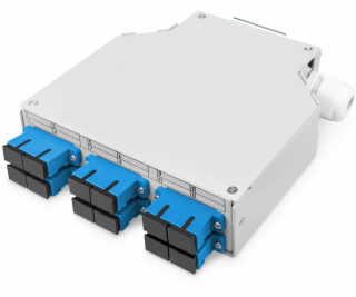 Digitus Krabice na DIN lištu s optickými vlákny OS2 vybav...