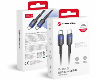 ForCell Kabel USB C na USB C F-Energy QC4.0 PD 5A 100W Gr...