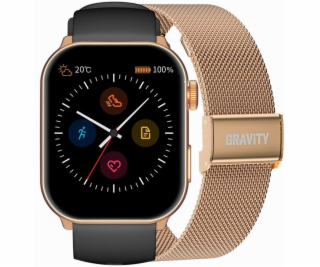 Gravity GT28-5 Dámské chytré hodinky Řemínek + Náramek Rů...