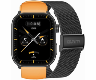 Gravity Pánské chytré hodinky GT28-2 s řemínkem a náramke...