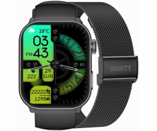 Gravity Pánské chytré hodinky GT28-1 s řemínkem a náramke...
