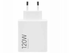 Xiaomi Originální USB A QC3.0 3A 120W nabíječka do zásuvky MDY-14-EE + kabel USB A na typ C 6A 1m bílý