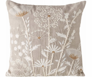 Boltze Dekorační polštář BLOMSTER, květinový vzor, 100% len