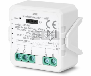 Gise Inteligentní WiFi reléový modul s jedním modulem | T...