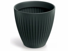 Prosperplast Latia kulatý střední květináč - antracit (TLRO60M-466R)