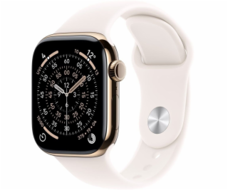 Apple Watch Series 11 (titanově zlaté, titanové pouzdro, ...