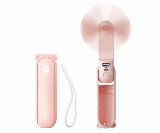 Jisulife Přenosný ruční ventilátor Life8 s USB portem, fu...