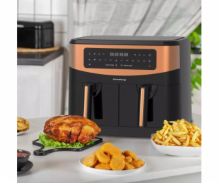 Klausberg KB 7589 1750W fritéza s dvojitým košem o objemu...