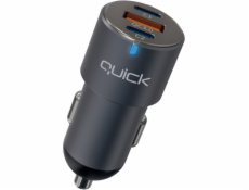 Quick Nabíječka Quick QC-420 1x USB-A 2x USB-C (4752168145029)