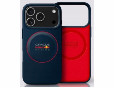Red Bull Silikonový kryt MagSafe s červeným kroužkem pro iPhone 17 Pro, tmavě modrý