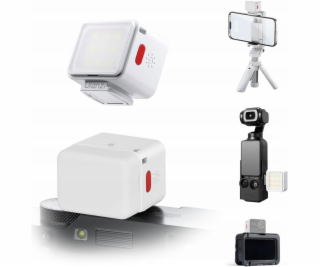 Ulanzi Magnetická LED lampa + ISO pro telefon, fotoaparát...