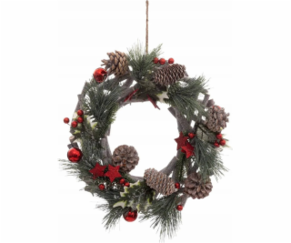 Atmosphera Vánoční věnec s borovicovými šiškami, 30 cm