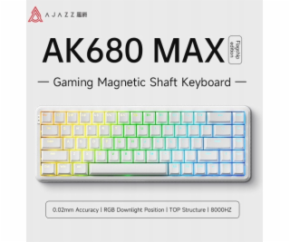 Ajazz Mechanická herní klávesnice AK680 MAX s magnetickým...