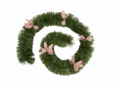 Atmosphera Vánoční girlanda, hustý vánoční stromeček s mašlemi, 270 cm