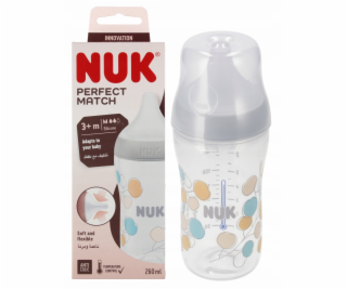 NUK 449904 DOKONALÁ LAHEV 260 ML BAVLNA 572534, 10742027