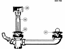 Blanco BLANCO Přepadová a odtoková armatura 2x1,5 TOP ED