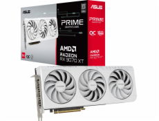 Asus Radeon RX 9070 XT PRIME WHITE OC Edition (bílá, RDNA4, GDDR6, 3x DisplayPort, 1x HDMI 2.1)