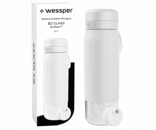 Wessper B2 GLASS filtrační láhev Actitex™ 700ml bílá (WES...