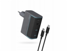 NoName Cuktech CUKAD1003EUG GaN 100W nabíječka do zásuvky 2 x USB-C 1 x USB-A s kabelem USB-C - šedá