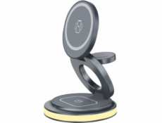 Quik Rotační bezdrátová nabíječka QW-700 3v1