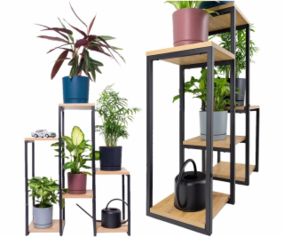 Strado Kovový stojan na květiny PANORAMA, 6 úrovní – eleg...