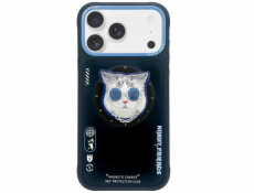 Nimmy Pouzdro Glasses Cool Cat MagSafe pro iPhone 17 Pro, černé a modré