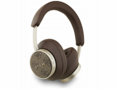 Guess Sluchátka Bluetooth 4G Classic Logo přes uši hnědá