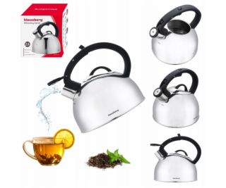 Klausberg OCELOVÁ KONVICE S PÍŠKÁLKOU 2,5 L KB-7910