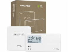 Auraton AURATON Pavo SET - Týdenní bezdrátový regulátor teploty s regulátorem topného zařízení (sada), (nástupce modelu R30 RT)