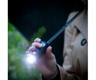 InnovaGoods Skládací deštník Folbrella s LED světlem, obr...